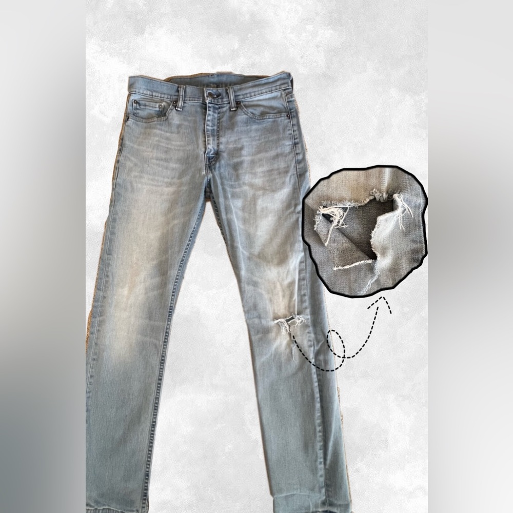 LEVI’S 513 LIGHT BLUE JEANS SIZE 32x32